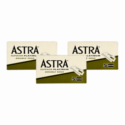 Astra Rasierklingen Superior Platinum Bundle, 15 Stk., Double Edge