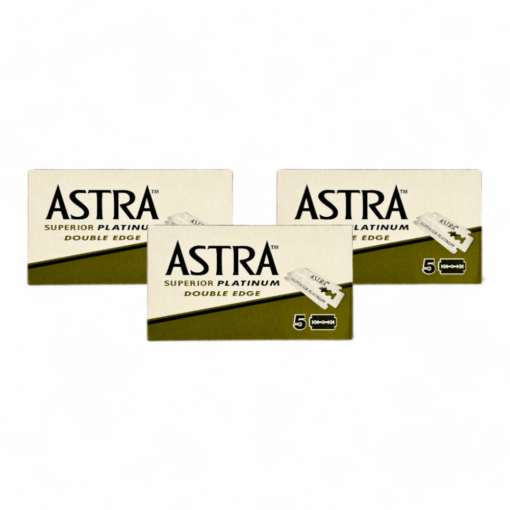 Astra Rasierklingen Superior Platinum Bundle, 15 Stk., Double Edge