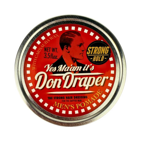 Don Draper Pomade Strong Hold 100ml, Ölbasiert, Vegan