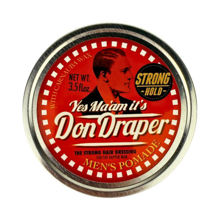 Don Draper Pomade Strong Hold 100ml, Ölbasiert, Vegan