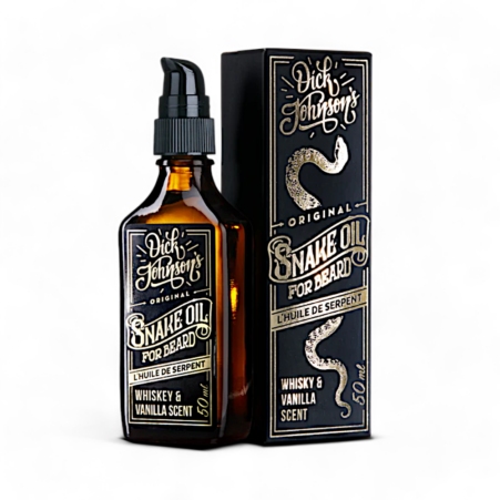 Dick Johnson Bartöl Snake Oil 50ml, Whikey & Vanilla Duft