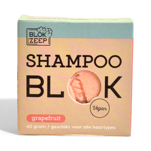 Blokzeep Shampoo Bar Grapefruit 60g, festes Shampoo