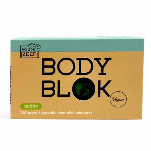 Blokzeep Body Wash Bar Mojito 100g, feste Körperseife