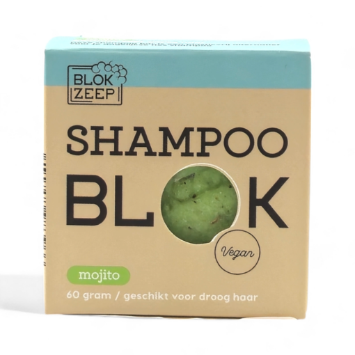 Blokzeep Shampoo Bar Mojito 60g, festes Shampoo