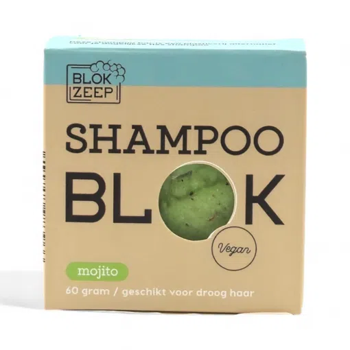 Blokzeep Shampoo Bar Mojito 60g, festes Shampoo
