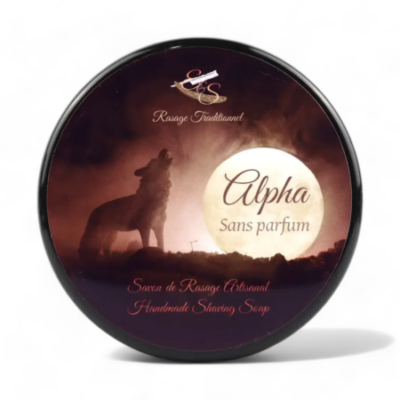 E&S Rasage Rasierseife Alpha 145g, Talgbasiert, Geruchsneutral