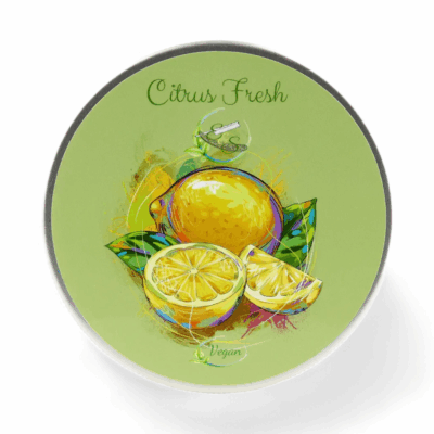 E&S Rasage Rasierseife Citrus Fresh 125g, Vegan