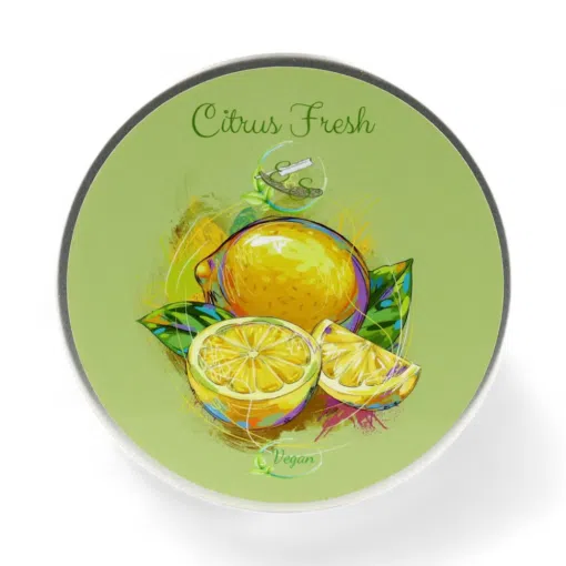E&S Rasage Rasierseife Citrus Fresh 125g, Vegan