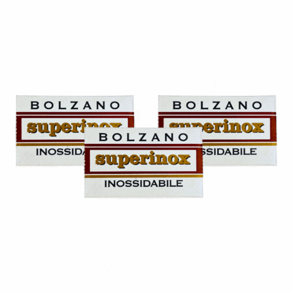 Bolzano Rasierklingen Superinox Bundle Angebot, Double Edge, 15 Stk., Stainless Steel