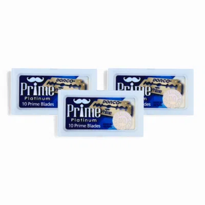 Dorco Rasierklinge Prime Platinum Bundle, 30 Stk., Double Edge