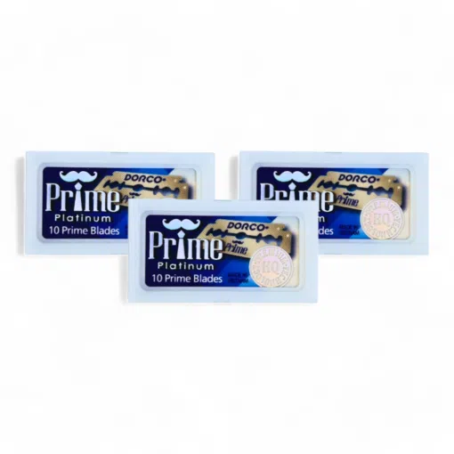 Dorco Rasierklinge Prime Platinum Bundle, 30 Stk., Double Edge