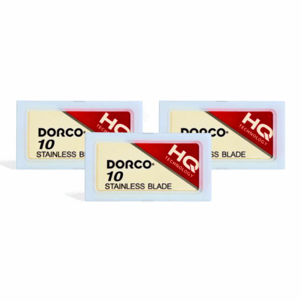 Dorco Rasierklinge Platinum Stainless ST-301 Bundle Angebot, 30 Stk., Double Edge
