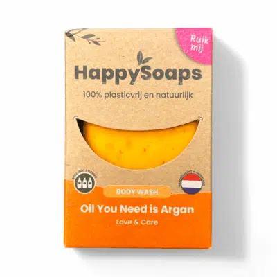 HappySoaps Body Wash Bar Oil You Need is Argan 100g