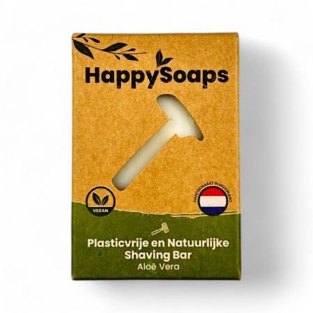 HappySoaps Happy Shaving Bar Aloe Vera 80g