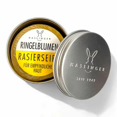 Haslinger Rasierseife Ringelblumen 60g, In der Dose