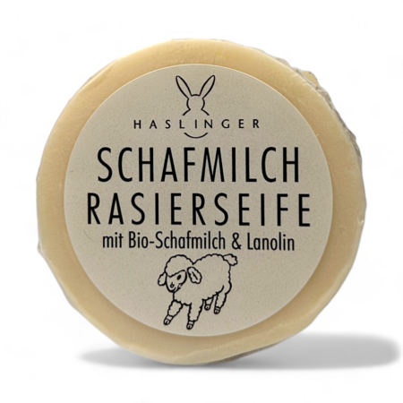 Haslinger Rasierseife Schafmilch 60g, ohne Dose