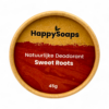 HappySoaps Natürliches Deodorant Sweet Roots 50ml, festes Deo
