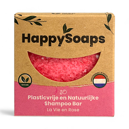 HappySoaps Shampoo Bar La Vie en Rose 70g