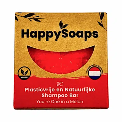 HappySoaps Shampoo Bar You are One in a Melon 70g, festes Shampoo