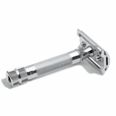 Merkur Solingen 34C Rasierhobel, geschlossener Kamm, Double Edge
