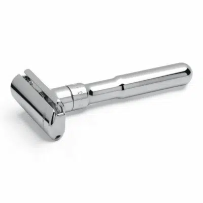 Merkur Solingen Rasierhobel Futur 701, Chrom glänzend, geschlossener Kamm