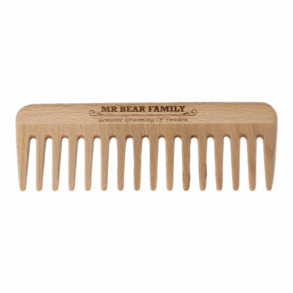Mr. Beard Family Bartkamm aus Ahornholz, 15 x 4,5cm