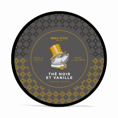 Noble Otter Rasierseife Thé Noir et Vanille 118ml