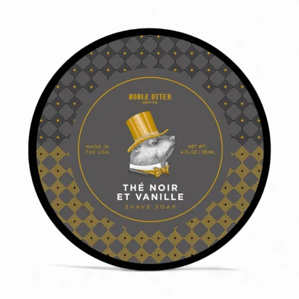 Noble Otter Rasierseife Thé Noir et Vanille 118ml