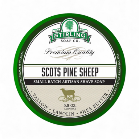 Stirling Scots Pine Sheep Rasierseife 170ml