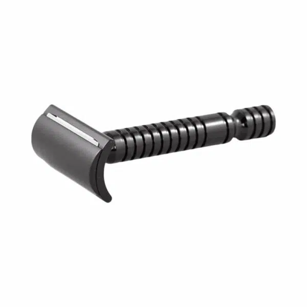 RazoRock Baby Smooth Rasierhobel Black, geschlossener Kamm, Double Edge