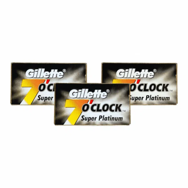 Gillette Rasierklingen Bundle 7 O'Clock Super Platinum, 15 Stk.