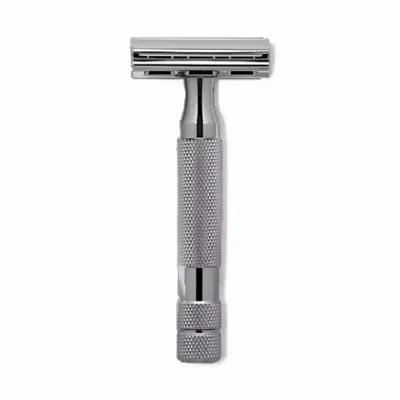 Rockwell Rasierhobel 6C Gunmetal, geschlossener Kamm, Double Edge, inkl. 5 Rasierklingen