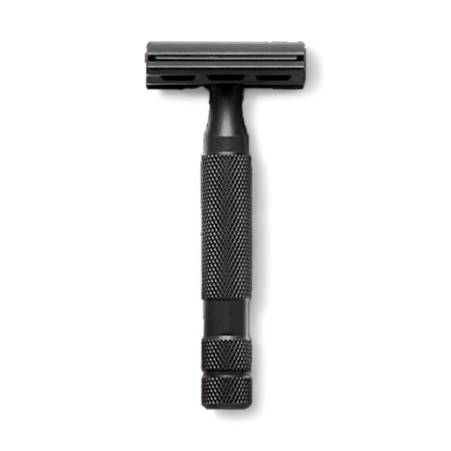 Rockwell Rasierhobel 6S Black, geschlossener Kamm, Double Edge