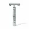 Rockwell Rasierhobel R1 Butterfly White Chrome, Double Edge, geschlossener Kamm