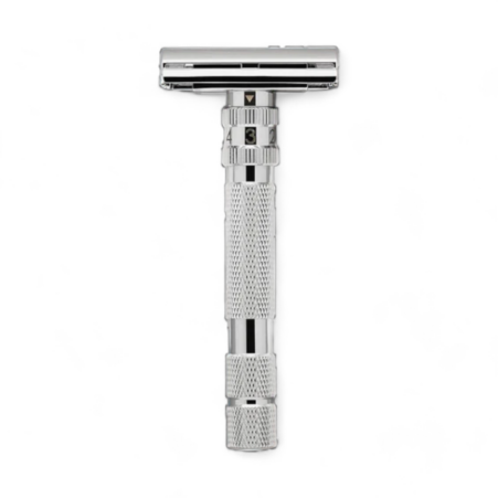 Rockwell Rasierhobel T2 White Chrome, Adjustable, Geschlossener Kamm