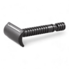 RazoRock Baby Smooth Rasierhobel Black, geschlossener Kamm, Double Edge