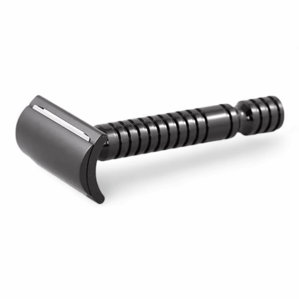 RazoRock Baby Smooth Rasierhobel Black, geschlossener Kamm, Double Edge