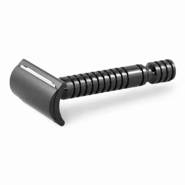 RazoRock Baby Smooth Rasierhobel Black, geschlossener Kamm, Double Edge