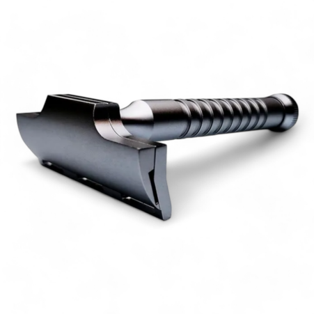 RazoRock Rasierhobel Hawk V2 Black, Single Edge, geschlossener Kamm