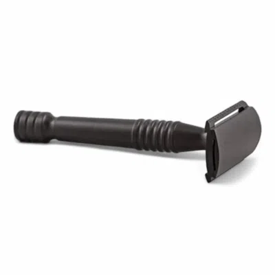 RazoRock Rasierhobel Lupo Black, geschlossener Kamm, Double Edge
