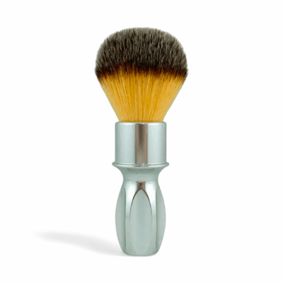 RazoRock 400 Silber Plissoft Rasierpinsel 24mm Knoten Synthetisch