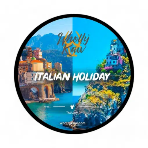 Wholly Kaw Rasierseife Italian Holiday 114g