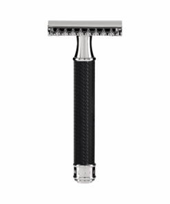 Mühle Rasierhobel R 41 Black, offener Kamm, Double Edge