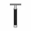Mühle Rasierhobel R 89 Schwarz, geschlossener Kamm, Double Edge