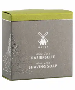Mühle feste Rasierseife Aloe Vera 65g, für normale & empfindliche Haut