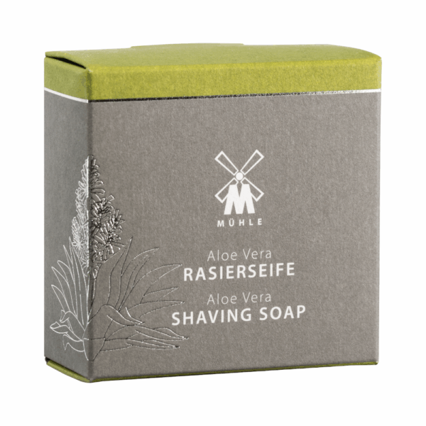 Mühle feste Rasierseife Aloe Vera 65g, für normale & empfindliche Haut