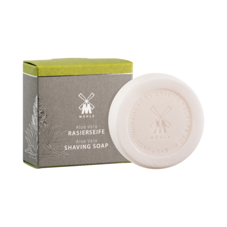 Mühle feste Rasierseife Aloe Vera 65g, für normale & empfindliche Haut1