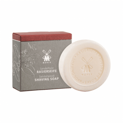 Mühle feste Rasierseife Sandelholz 65g, für normale & trockene Haut1