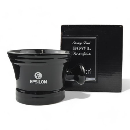 Epsilon Ebenholz Rasierschale aus schwarzem Porzellan1