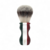 Extrò Rasierpinsel Italien Flag Tricolore Medium Soft, Synthetisch, 26mm Knoten
